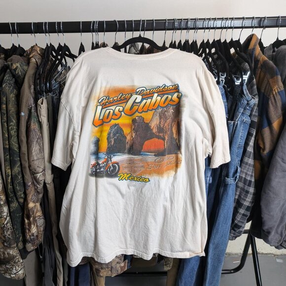 Vintage Harley Davidson tee with front and back print - Picture 2 of 5